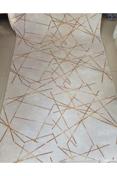 Venüs Gri Kaymaz Yolluk - Yıkanabilir Dört Mevsim Halı | Salon, Banyo, Balkon...