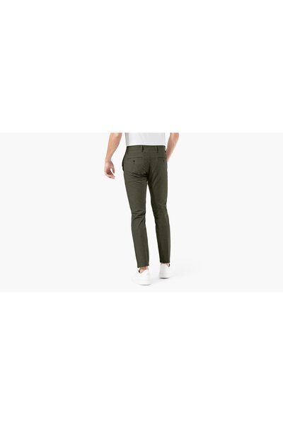 Dockers Smart 360 Flex Koyu Yeşil Ultimate Skinny Fit Chino Pantolon