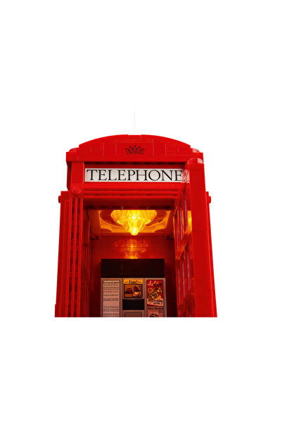 LEGO IDEAS 21347 Red London Telephone Box (1460 Pieces)