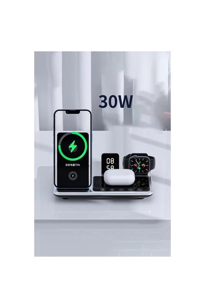 Alstrap R11 3in1 Çoklu Şarj İstasyonu Kablosuz Masa üstü Set Telefon Standı