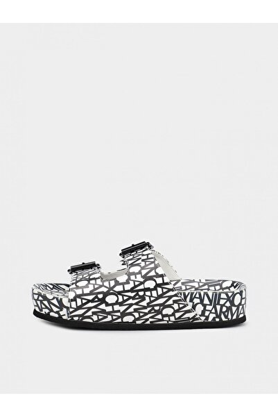 Armani Exchange Kadın Logo Detaylı Kemerli Terlik