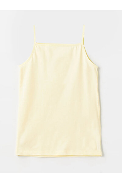 LC Waikiki Lcw Kids Square Collar Printed Girl's Undershirt 2-Piece (S4)