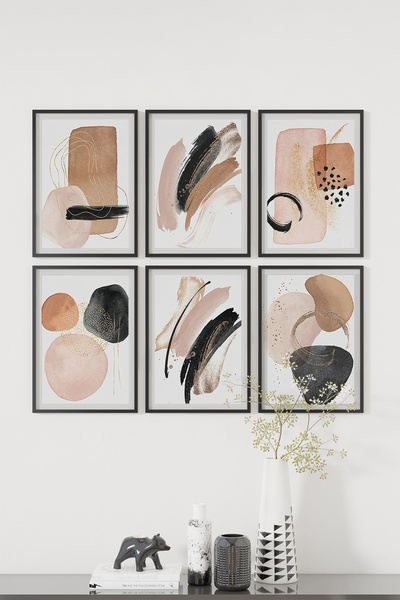 Artavessa طقم طاولة MDF مكون من 6 قطع