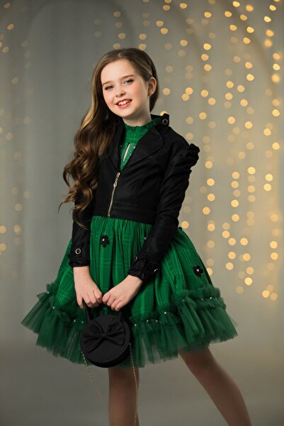 Ribbon kids Deri abiye Güller