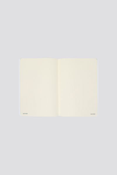 gentry Slogan Detailed Pastel Tone Unlined Design Notebook| A5 Notebook| 88 Sheets