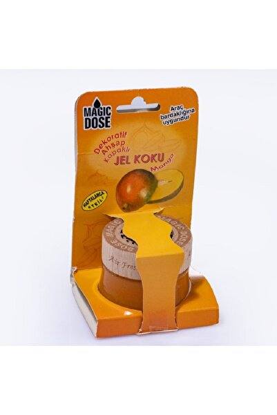 Genel Markalar Dekoratif Ahşap Kapaklı Jel Koku 50 Ml Mango (yeni Ürün )