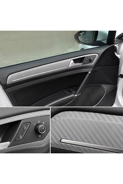 WİOX 3d Carbon Fiber Foil Gray 300cm X 152cm
