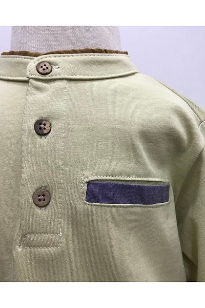 Çikoby Baby Boys Processory Collar Button T-Shirt