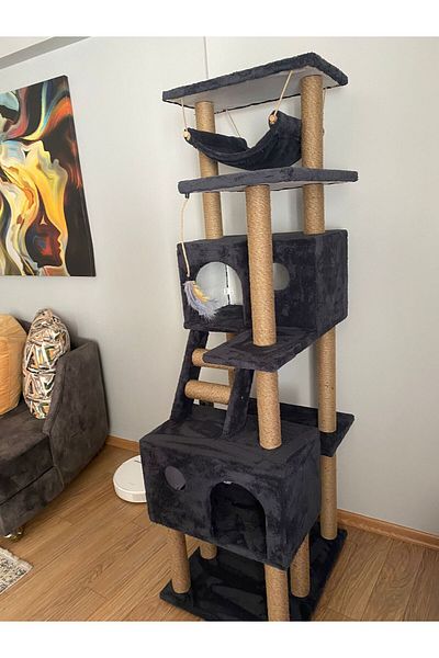 pethomealpi Cat Scratching House and Play Platform