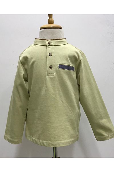 Çikoby Baby Boys Processory Collar Button T-Shirt