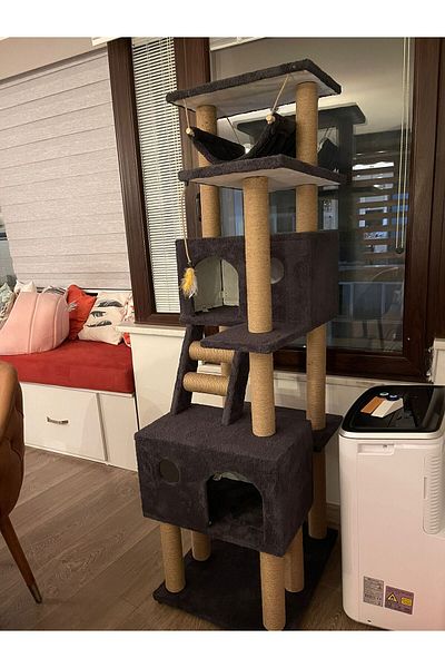 pethomealpi Cat Scratching House and Play Platform