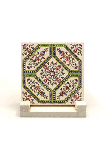 Sadrazam Настолен плот с италиански мотив и естествен камък 10x10 Kd-78