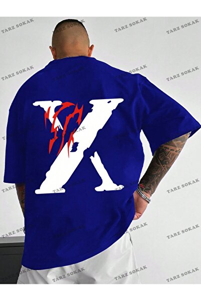 Tarzsokak CODE Tricou grafic cu litere EMRG Loose Fit pentru bărbați