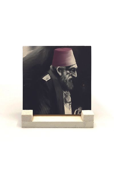 Sadrazam 2. Настолен плот с печат от естествен камък Abdulhamid 10x10 Krt-97
