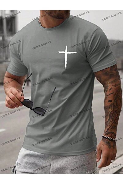 Tarzsokak CODE Trend muška majica kratkih rukava Cross Štampano