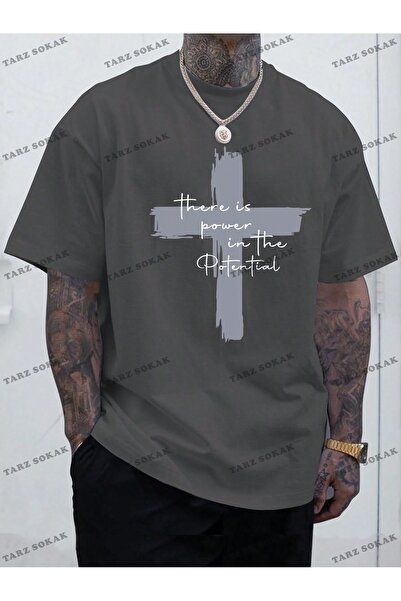 Tarzsokak Ανδρικό κοντομάνικο μπλουζάκι με στάμπα CODE Trend