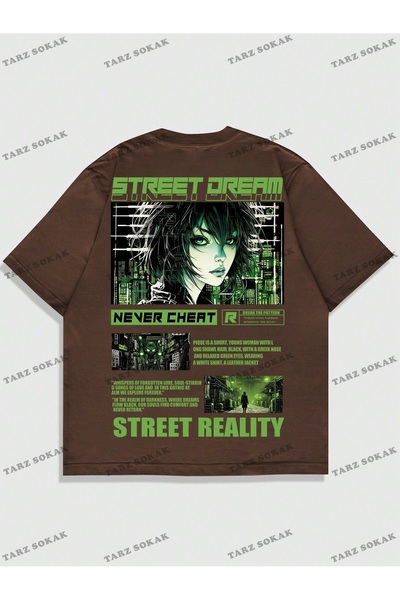 Tarzsokak Tricou pentru bărbați KOD Trend Anime, cu gât rotund, mânecă scurtă...