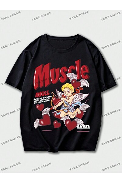 Tarzsokak Tricou pentru bărbați CODE Trend Letter Graphic Drop Shoulder