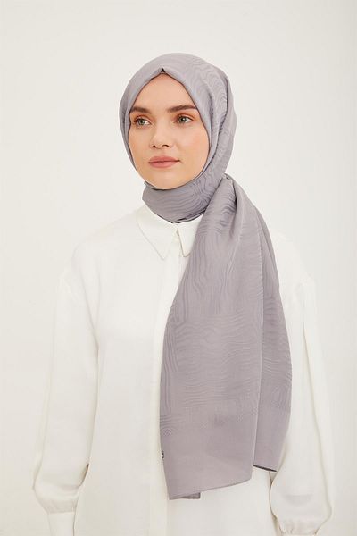 Armine Trend Hazan Shawl - 3 - Gray 23019