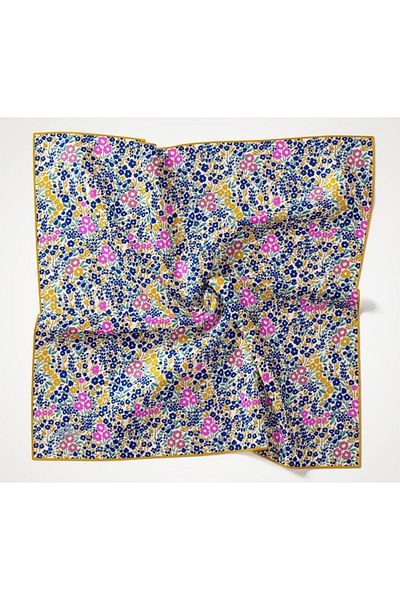 Silk Home Μαλακό κασκόλ με σχέδιο - 2045 - Λευκή μουστάρδα