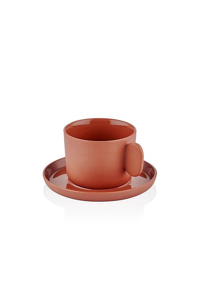 The Mia Cotta Limoges Coffee Cup Terracota 100 ml