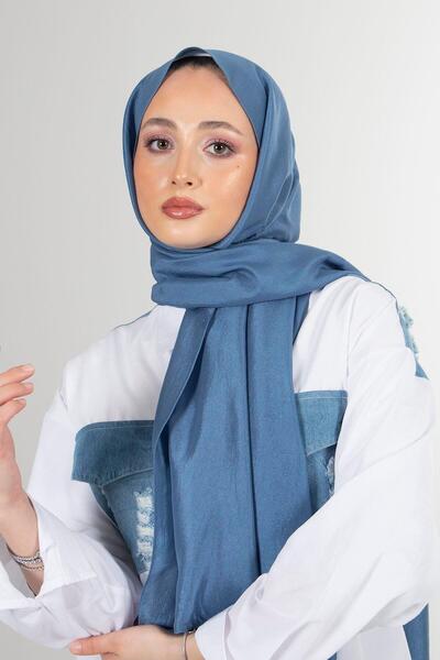 HAREM SCARF Brisa Voile Shawl - Indigo