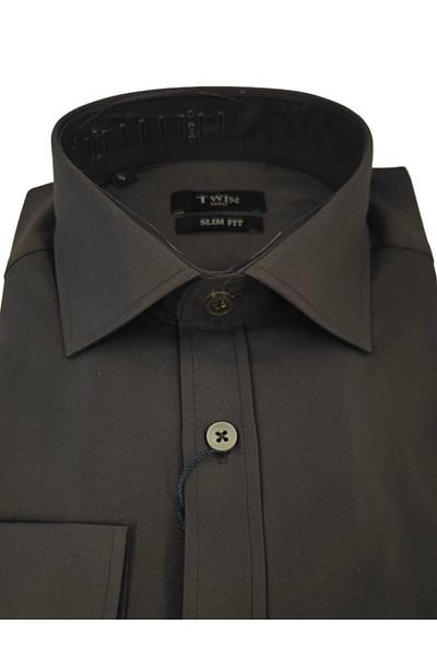 KALİTELİTEKSTİL Риза с дълъг ръкав Twin Lion Slim Fit