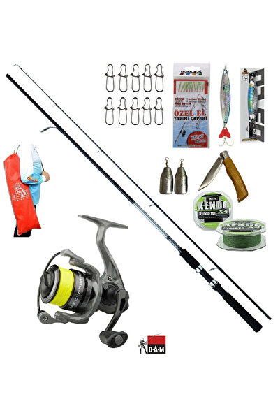 DAM Quick Dynabraid 4 4000S FD Daiwa Sweepfire 270cm 20-60gr Spin Olta Takımı Seti