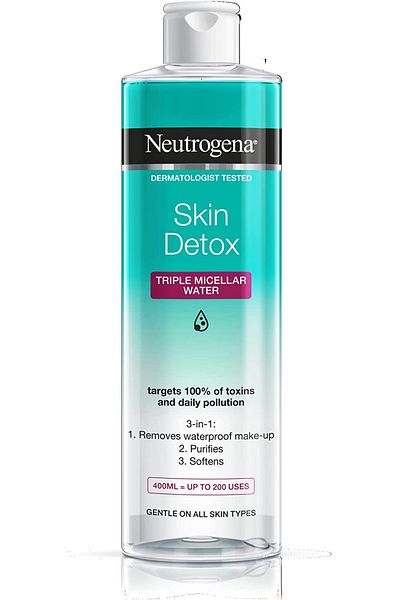 Neutrogena ماء ميسيلار فعال للتخلص من السموم من البشرة لجميع أنواع البشرة 400 مل CYT79794646413197431319631