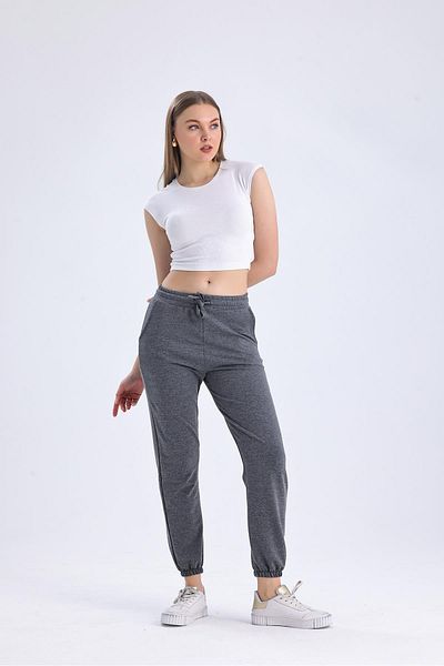 Miss Murem 2 Rope Jogger Pants-ANTHRACITE