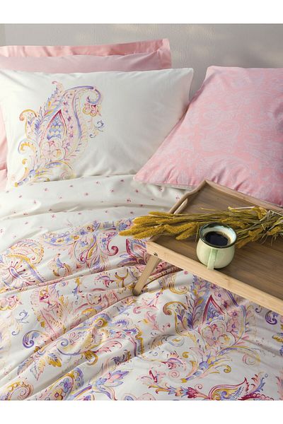 Cotton Box Set cuvertură de pilota Bohemian single Muna Pink