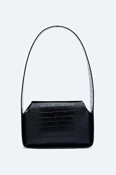 LES BENJAMINS LB NEW SEASON LULU BAG COLLECTİON TİMSAH DESENLİ GERÇEK DERİ ÇANTA