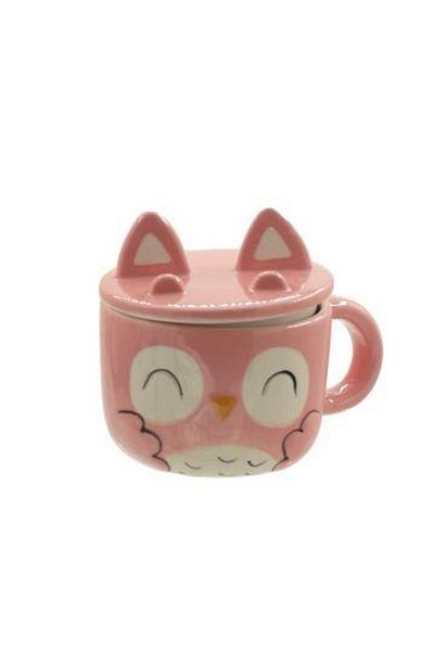 The Mia Owl Mug with Lid 330 ml
