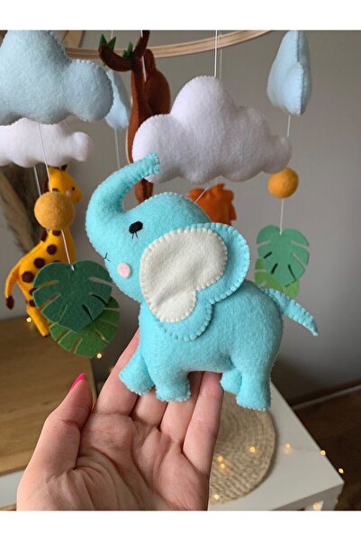 FN Hayvan Figürlü Safari Model Bebek Beşik Dönencesi Bebek Odası Dekorasyon