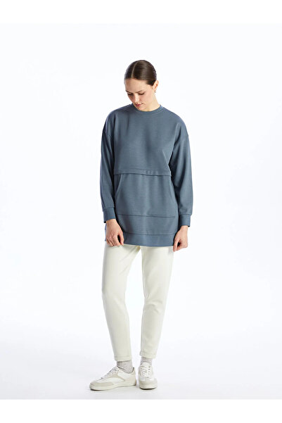 LC Waikiki Γυναικεία ίσια φούτερ LCW Modest με ελαστική μέση