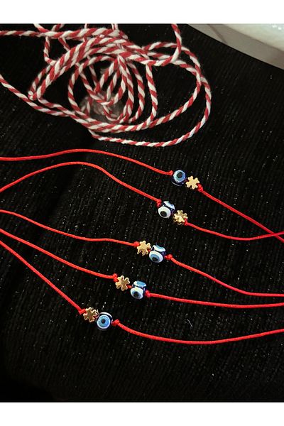 Ben Aleina 5-piece marteniçka bracelet and clover bracelet