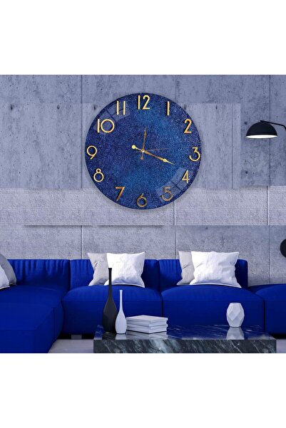 EMYA HOME Blue Stone Cam Saat - 60 cm