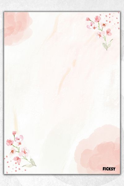 Ficksy Flower Note Paper - A5 Size - 50 Sheets - Notepad - Memopad - Memo Pad - To Do List