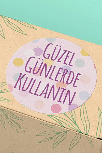 Basic Sense Thank You Sticker Güzel Günlerde Kullanın Yazılı Kargo Etiketi - ...