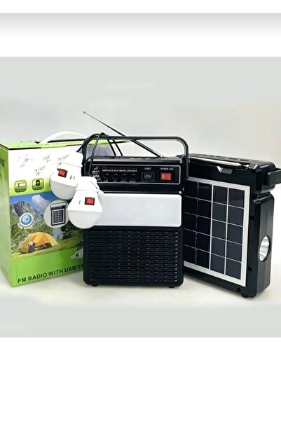Genel Markalar Yok solar panelli fm bluetoot hoparlör&IŞILDAK 2 Yıl Siyah Yok...