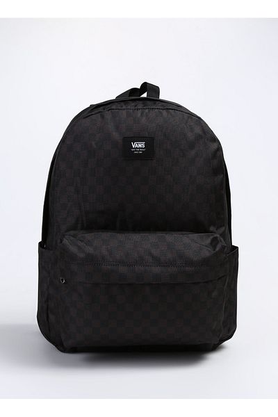 Vans Unisex Black Backpack - Old Skool Check Pattern Vn000H4Xba51