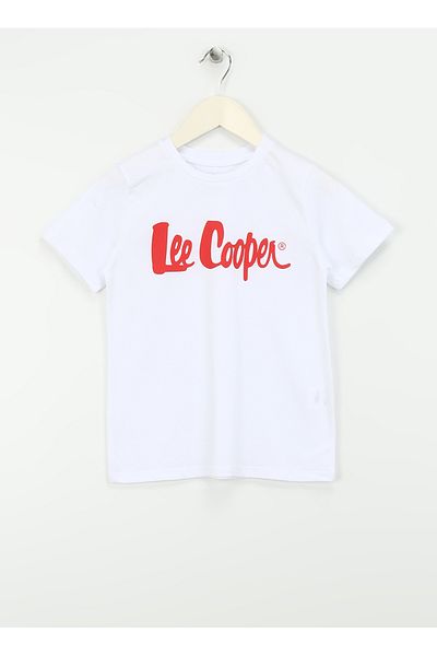 Lee Cooper Printed Men's White T-Shirt 242 LCB242001 LONDONLOGO WHITE