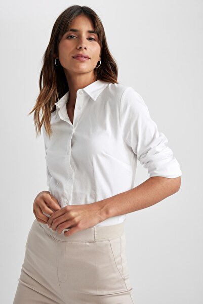 DeFacto Fitted Uzun Kollu Gömlek Y4651az23sp