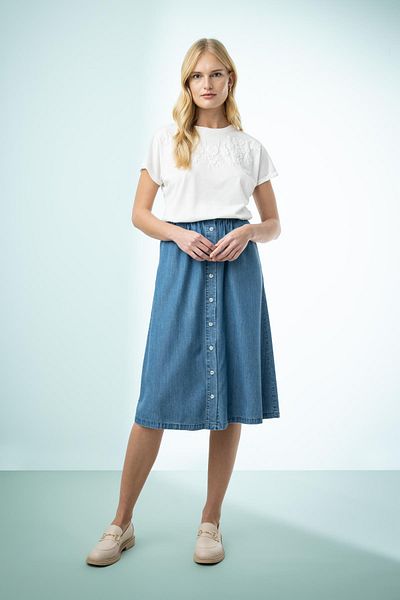 DeFacto Crew Neck Puff Printed Short Sleeve T-Shirt Z8243az23sm