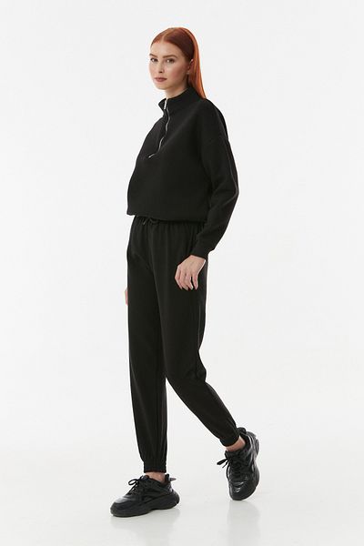 Fulla Moda Ελαστική μέση Jogger Φούτερ
