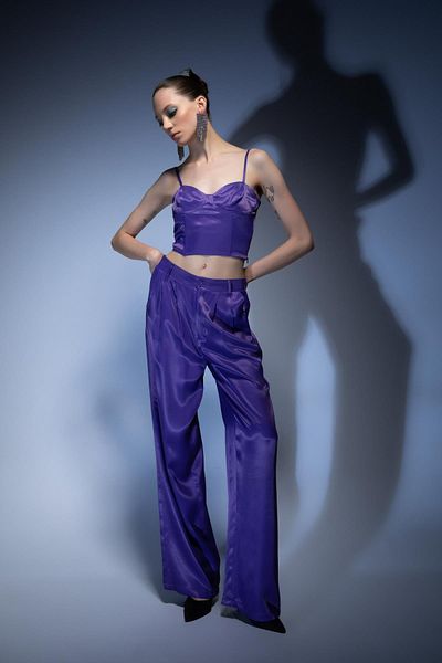 DeFacto Pantaloni din satin cu talie obișnuită Z6403az22wn