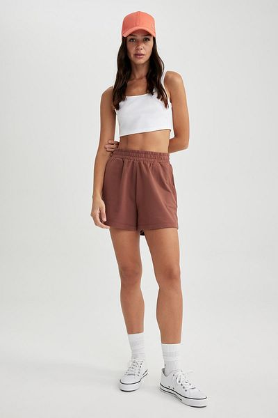DeFacto Shorts aus Sweatshirt-Stoff mit normaler Passform und geradem Bein Z5071az23sm