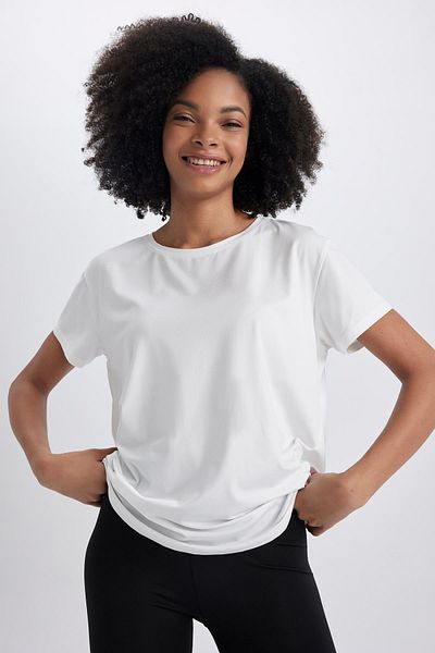DeFacto Střih Comfort Fit Tričko s krátkým rukávem Sportman s krátkým rukávem Tyc00761618237