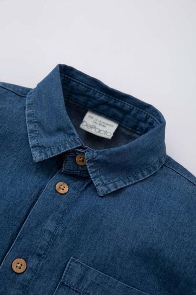 DeFacto Baby Boy Jean Short Sleeve Shirt Z2789a223sm