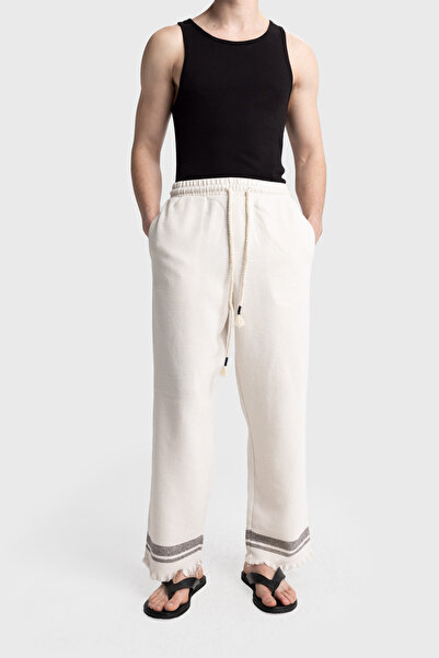 GIESTO БРЮКИ З ВІЗЕРУНКОВИМ ТКАНИНОЮ